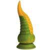 Creature Cocks Monstropus 2.0 Vibrating Tentacle Silicone Dildo in yellow and green