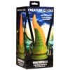 Creature Cocks Monstropus 2.0 Vibrating Tentacle Silicone Dildo in yellow and green