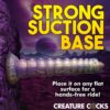Creature Cocks Deep Invader Tentacle Ovipositor Silicone Dildo With Eggs - Metalic Gold, 11.6inch