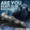 Creature Cocks Night Prowler Silicone Dildo, Silver
