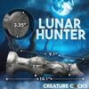 Creature Cocks Night Prowler Silicone Dildo, Silver