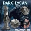 Creature Cocks Night Prowler Silicone Dildo, Silver