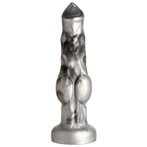 Creature Cocks Night Prowler Silicone Dildo, Silver