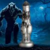 Creature Cocks Night Prowler Silicone Dildo, Silver