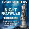 Creature Cocks Night Prowler Silicone Dildo, Silver