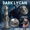 Creature Cocks Night Prowler Silicone Dildo, Silver
