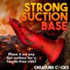 Creature Cocks Demon Claw Fisting Silicone Dildo - Red, 8.6inch