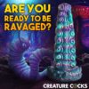 Creature Cocks Chrysalis Silicone Dildo - Multicolour, 7.7inch
