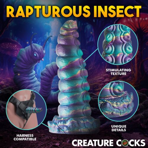 Creature Cocks Chrysalis Silicone Dildo - Multicolour, 7.7inch