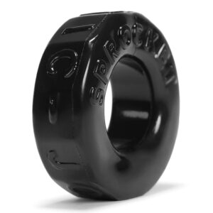 aj-1043-blkjpg Oxballs Sprocket cock ring in premium SOLE TPR material