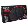 Nexus Anal Butt Plug Starter Kit - Black, One Size