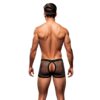 Envy Snap Down Mesh Boxer Brief - Black