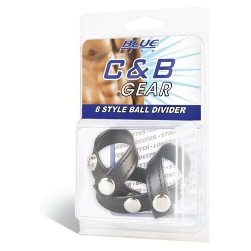 Enhance your experience with the Black 8 Style Ball Divider from Blue Line. Black 8 style ball divider with adjustable straps