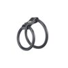 blm1718jpg Blue Line Duo Cock & Ball Cockring – Black, One Size