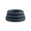 bon001_7jpg Boners 3-Piece Cock Ring Set - Grey, One size