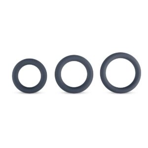 bon001_8jpg Boners 3-Piece Cock Ring Set - Grey, One size