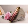 Rocks Off Debutante Bullet Vibrator - Gold Red