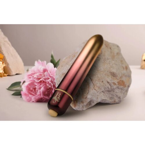 Rocks Off Debutante Bullet Vibrator - Gold Red