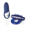 Nu Sensuelle Remote Control 15 Function Vibrating Bullet Cockring – Blue