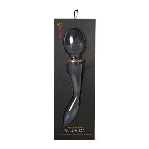 Nu Sensuelle Xlr8 Alluvion Wand Vibrator in black packaging