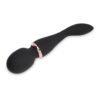 Nu Sensuelle Xlr8 Alluvion Wand Vibrator in black with a rose gold accent