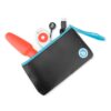 B-Vibe Rimming Vibrating Butt Plug, remote, USB cable, and pouch
