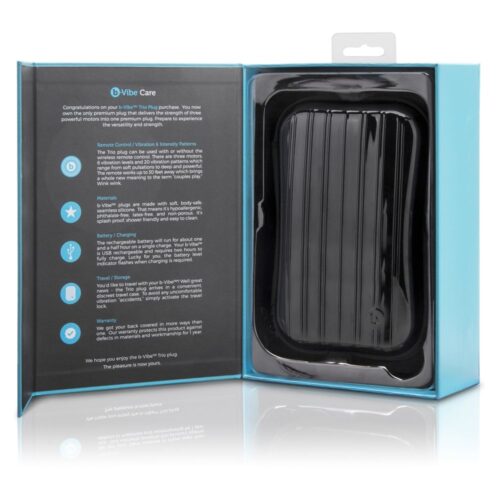 b-Vibe Trio Plug inside packaging with instructions
