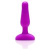 B-Vibe Novice vibrating butt plug in compact finger-sized design - perfect beginner-friendly anal toy