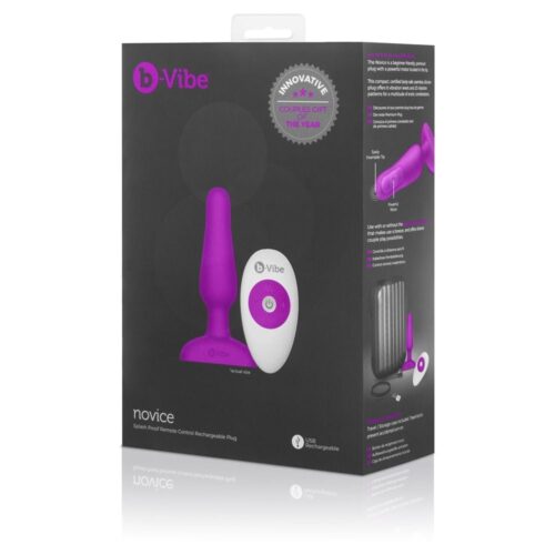 b-Vibe Novice splash-proof remote control plug