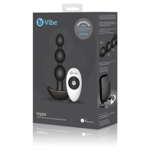 B-Vibe Triplet Remote Control Anal Beads