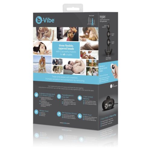 B-Vibe Triplet Remote Control Anal Beads