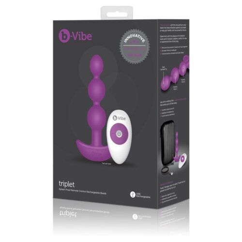 B-Vibe Triplet Remote Control Anal Beads