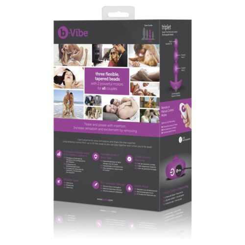 B-Vibe Triplet Remote Control Anal Beads