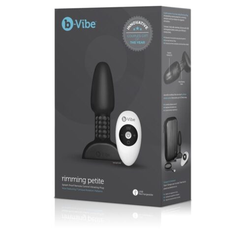 b-Vibe Rimming Petite vibrating plug with remote