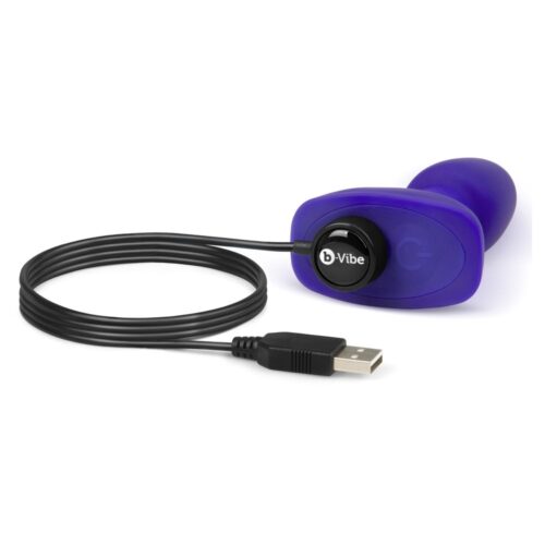 Purple vibrating device with USB charging cable