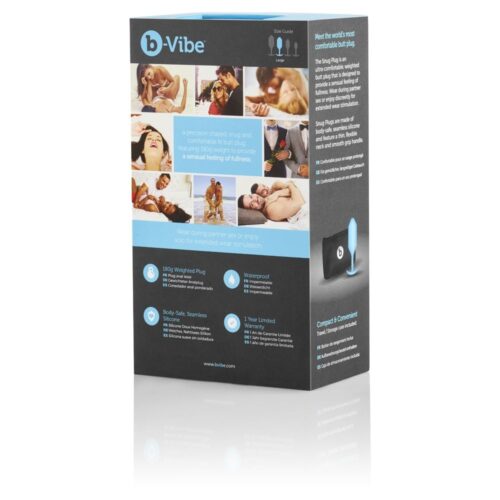 b-Vibe Snug Plug packaging with images of couples