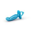 Blue silicone intimate toy
