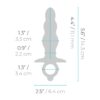 Product diagram with dimensions for a toy