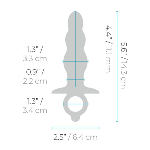 Product diagram with dimensions for a toy