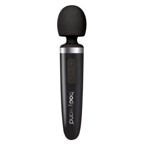Bodywand Aqua Mini Rechargeable Wand Massager Vibrator in black