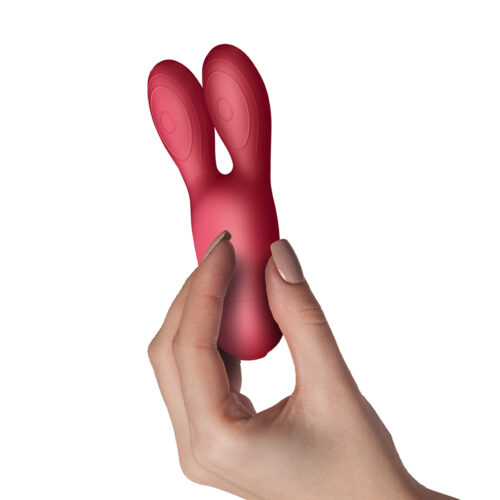 Rocks Off SugarBoo Coral Kiss Rabbit Ears Vibrator - Coral