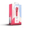 Rocks Off SugarBoo Coral Kiss Rabbit Ears Vibrator - Coral