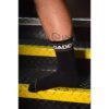 A leg with a tattoo wearing a sock that says 'DADDY'
