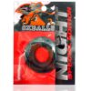 Oxballs Do-Nut-2 Cockring - Plus + Silicone Special Edition Night - Black, One Size