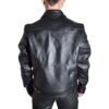 Prowler Red Leather Truker Jacket - Black