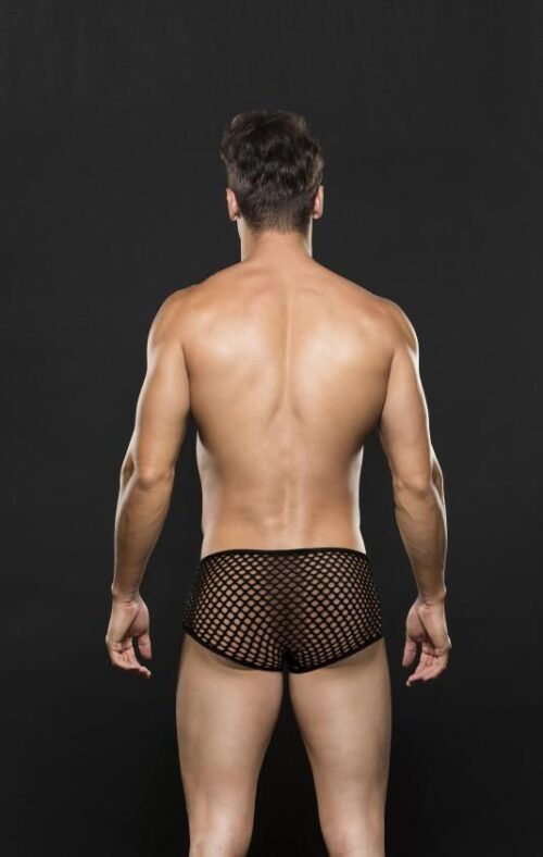 Envy Modern Fishnet Trunk - Black, M/L