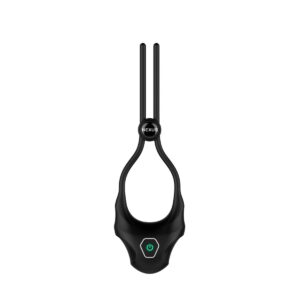 fcr003_image_1jpeg Nexus Forge Vibrating Adjustable Lasso Silicone Cock Ring – Black, One Size