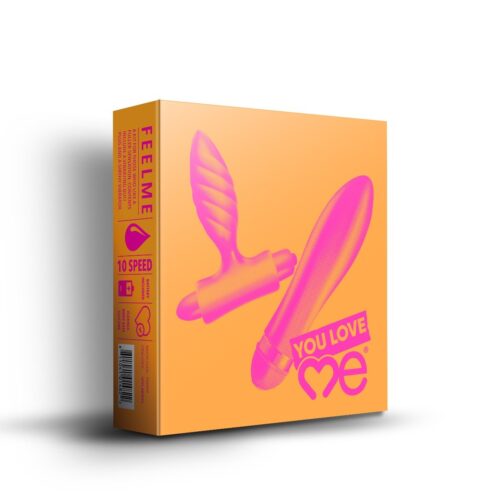 feelme_12.jpg You Love Me Feel Me Bullet Vibrator & Butt Plug Set - Multi