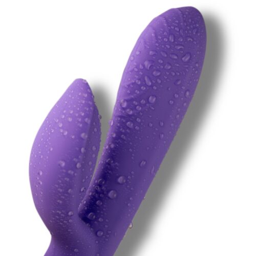 getme_9jpg You Love Me Get Me Dual Rabbit Vibrator - Purple