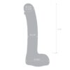 Glas Realistic Curved Glass Dildo - Clear